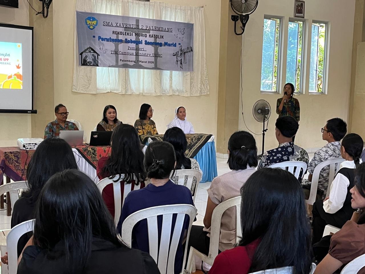 Sinergi SMA Xaverius 2 Palembang dan UKMC: Menemukan Makna Perutusan Murid melalui Rekoleksi Pra-Paskah Sinergi SMA Xaverius 2 Palembang dan UKMC: Menemukan Makna Perutusan Murid melalui Rekoleksi Pra-Paskah