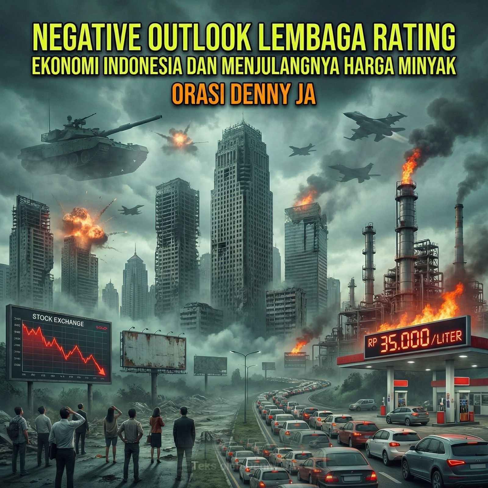 NEGATIVE OUTLOOK EKONOMI INDONESIA