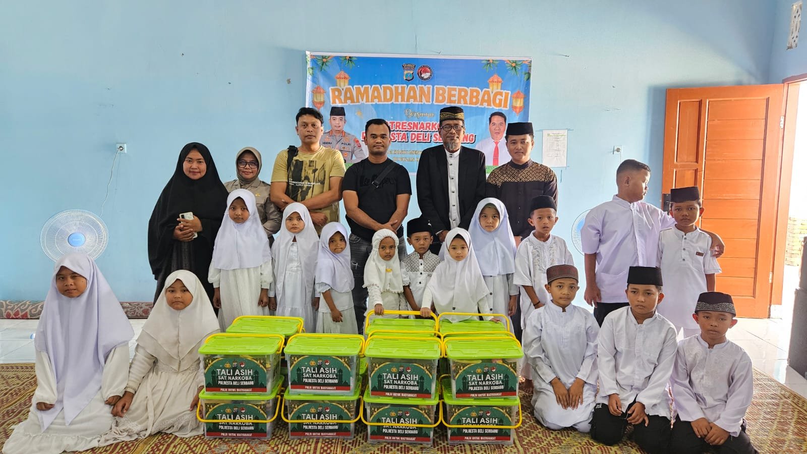 Di Bulan Suci Ramadhan, Sat Narkoba Polresta Deli Serdang Berikan Tali Asih Ke Panti Asuhan Di Bulan Suci Ramadhan, Sat Narkoba Polresta Deli Serdang Berikan Tali Asih Ke Panti Asuhan