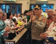 Sambangi Gereja St. Yoseph, Kapolrestabes Palembang dan Ormas Keagamaan Kompak Jaga Khidmat Malam Vigili Paskah