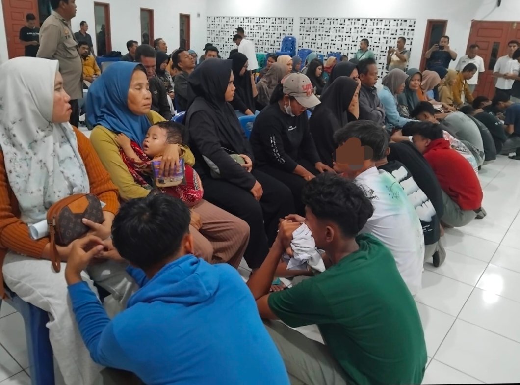 Polresta Deli Serdang Amankan Puluhan Pelajar Ugal-ugalan Dijalan