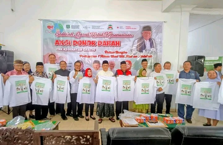 Wujud Toleransi, PWNU Sumsel dan Keuskupan Agung Palembang Gelar Aksi "Sedekah Darah"
