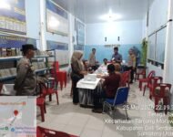 Polsek Tanjung Morawa Kawal Pelipatan Kertas Suara Pilkades