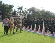 Polresta Deli Serdang Gelar Apel Pergeseran Pasukan Pengamanan Pilkades Serentak Gelombang II Tahun 2026