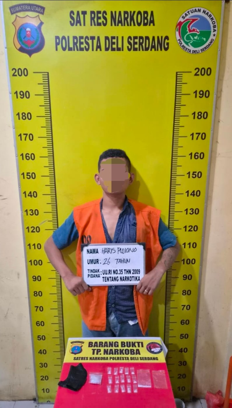 Jual Sabu, Diamankan Satres Narkoba Polresta Deli Serdang