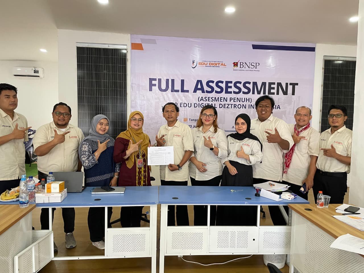 Saat Kompetensi Menjadi Kunci Masa Depan, LSP Edu Digital Deztron Indonesia Jalani Full Assessment BNSP