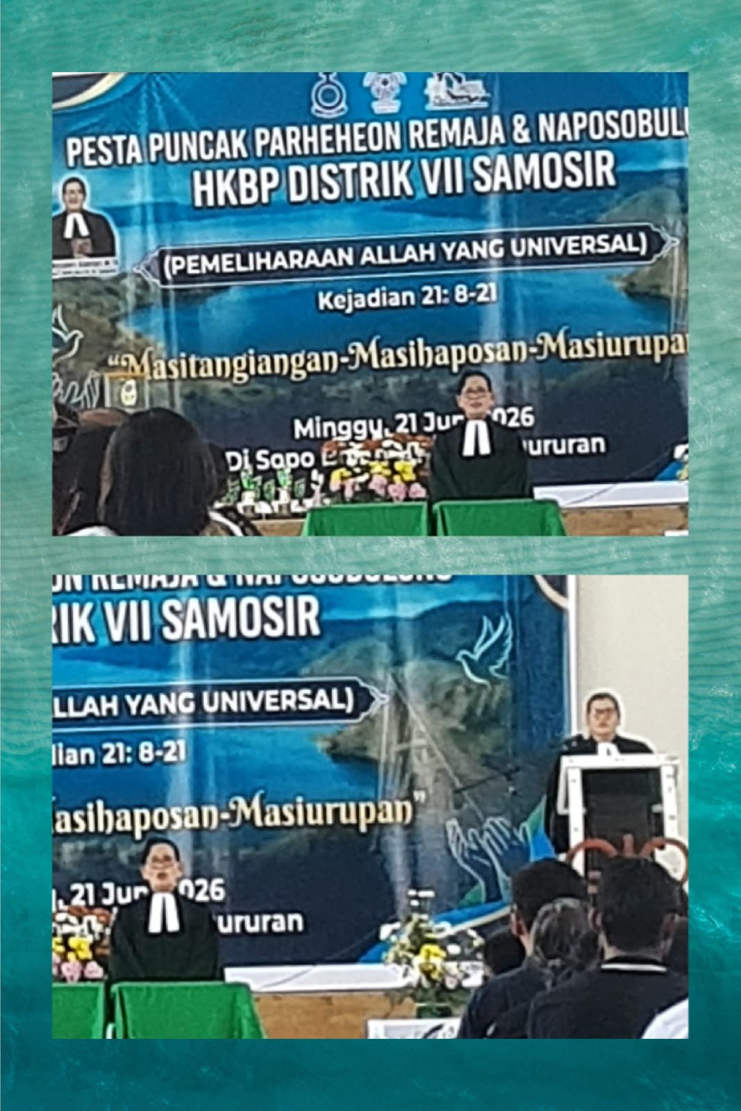 Kebaktian Bersama Pesta Puncak Parheheon Remaja & Naposobulung HKBP Distrik VII Samosir