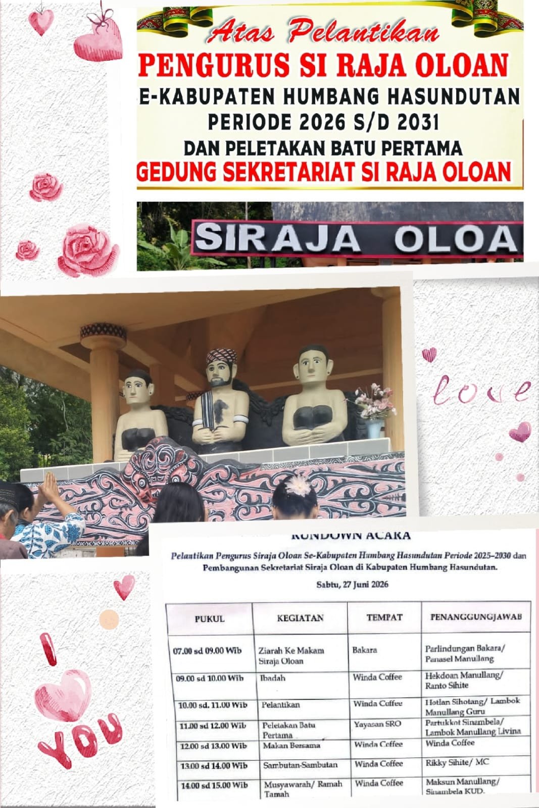 Efendy Naibaho Untuk Punguan Si Raja Oloan : Marsada Si Raja Oloan, Sada Mudar, Sada Tarombo, Sada Tujuan