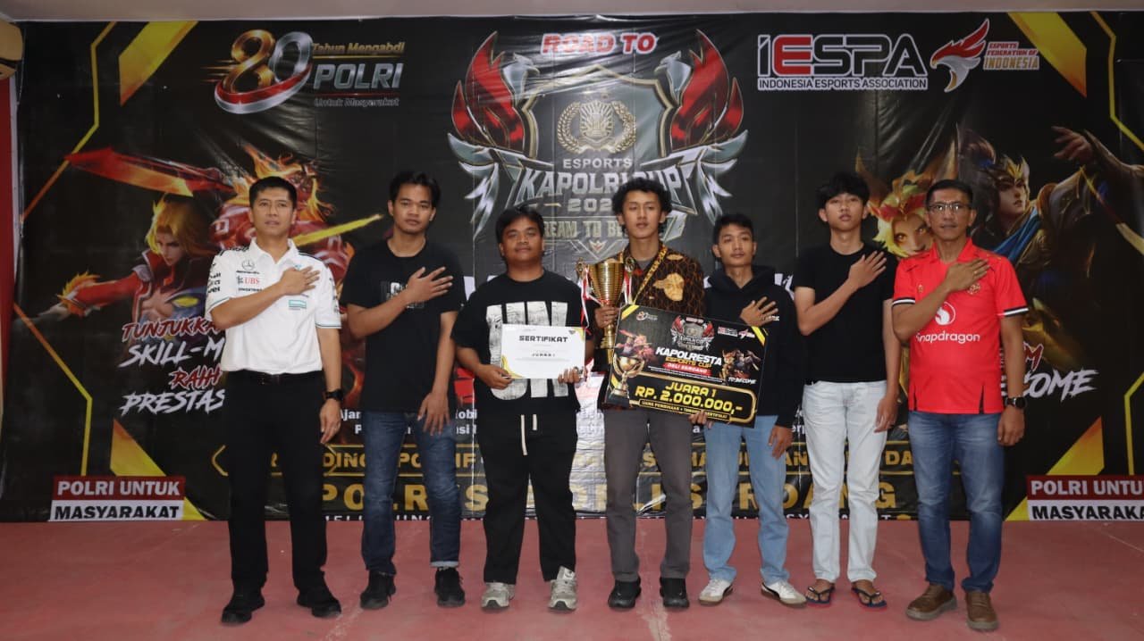 Turnamen E-Sports Mobile Legends Kapolresta Deli Serdang Cup Road To Kapolri Cup 2026, resmi dibuka Kapolresta Deli Serdang