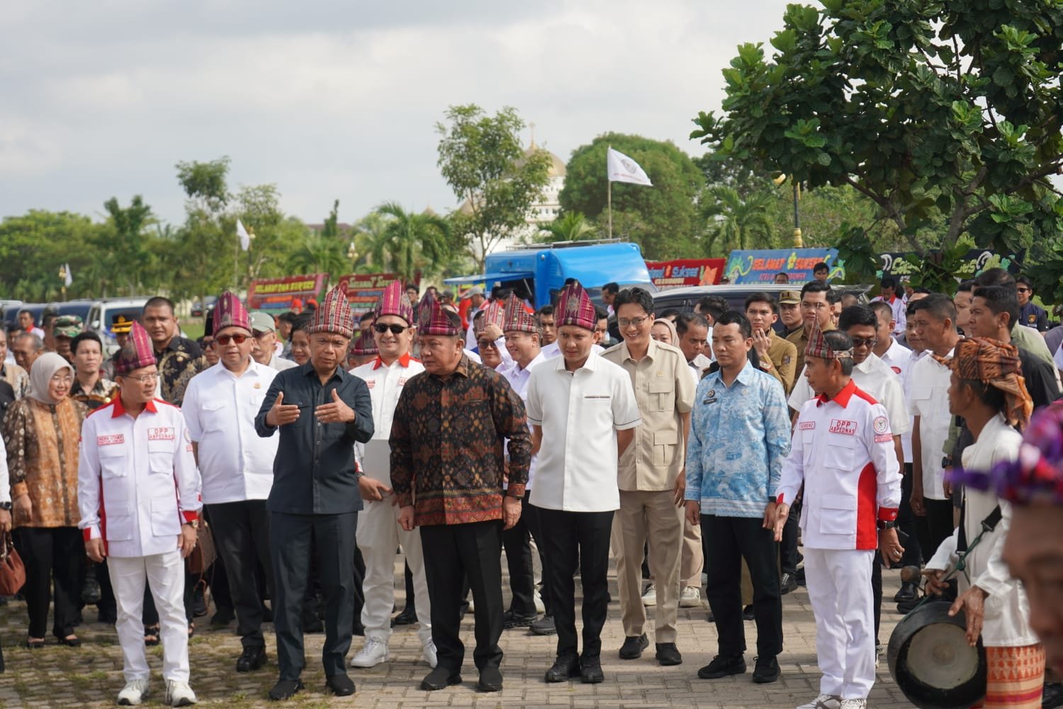 Pengamanan Pengukuhan ABPEDNAS Berjalan Aman dan Kondusif, Polres Ogan Ilir Siagakan Personel