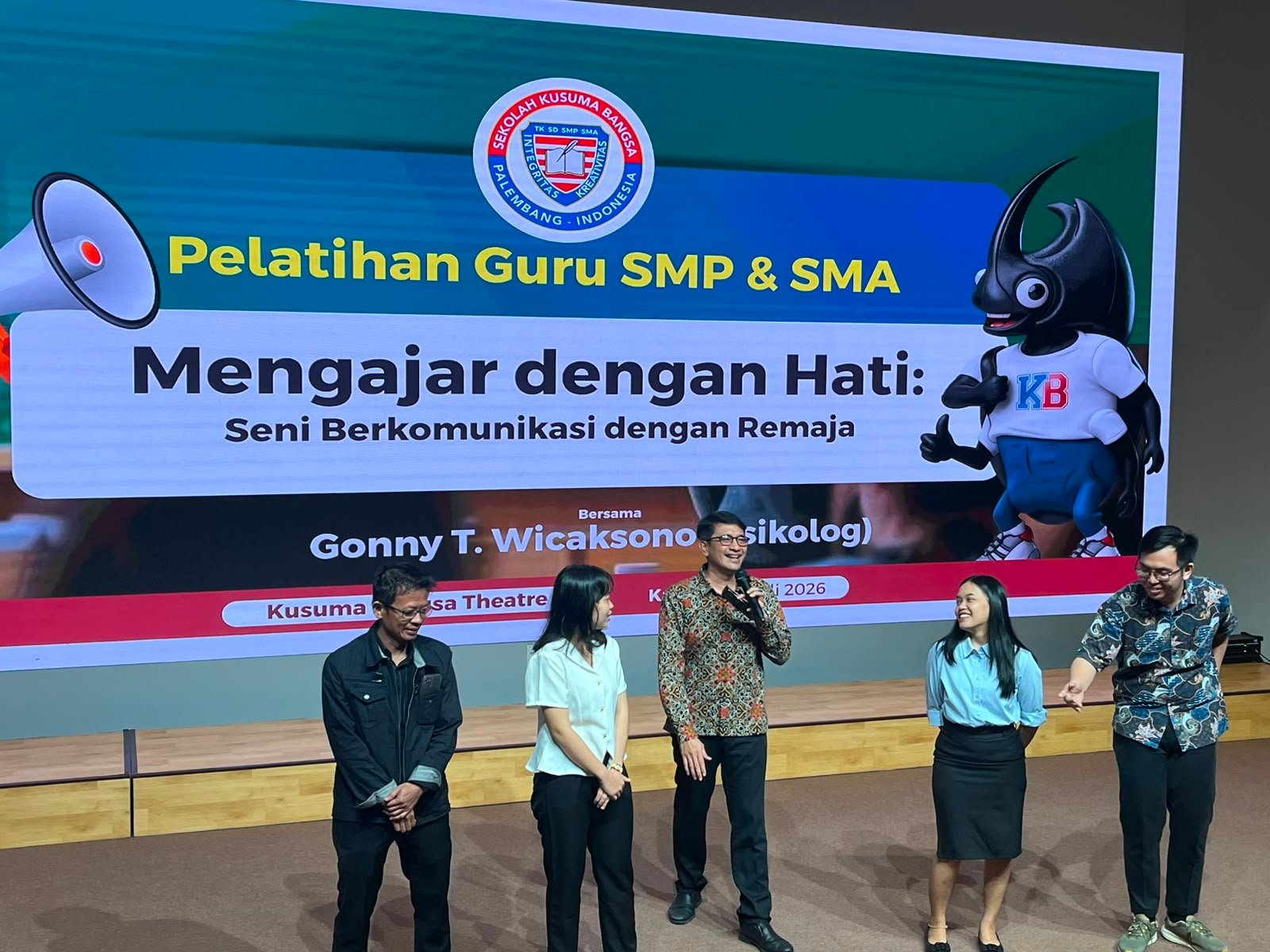 Sambut Tahun Ajaran Baru, Yayasan Kusuma Bangsa Gelar Pelatihan Akbar: Dorong Guru Mengajar dengan Hati dan Seni Hypnoteaching