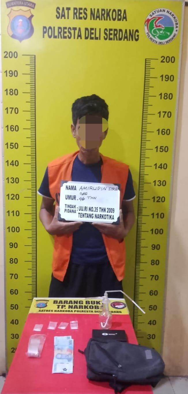 Satres Narkoba Polresta Deli Serdang Tangkap Penjual Sabu Satres Narkoba Polresta Deli Serdang Tangkap Penjual Sabu