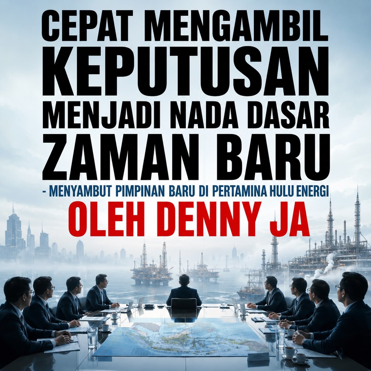 CEPAT MENGAMBIL KEPUTUSAN MENJADI NADA DASAR ZAMAN BARU - Menyambut Pimpinan Baru di Pertamina Hulu Energi