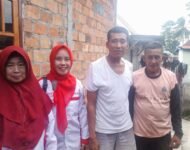 Warga Sakatiga Seberang Gotong Royong Rehab Jembatan Cor Beton Bertiang, BPD Pimpin Langsung Kegiatan