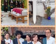 Pemilik PT Simarmata Wendeilyna Ulos Kagumi Ulos Sibolang Yang Dipakai Keturunan alm Rugun Naibaho pada Ibadah Tutup Peti