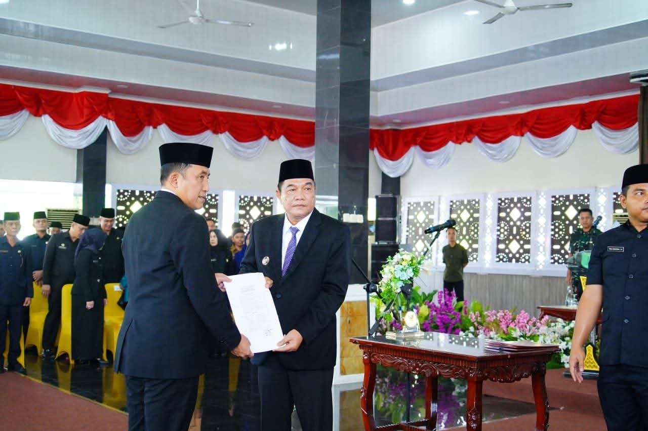 Perkuat Tata Kelola Pemerintahan, Bupati Muba Lantik Pejabat dan Kukuhkan Nomenklatur Baru