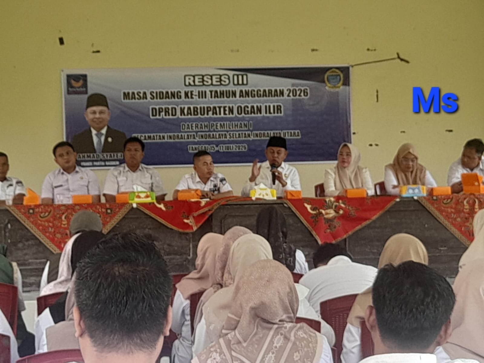 Reses Dapil I DPRD Ogan Ilir di Indralaya, Syafei Serap Aspirasi Soal Bantuan Bibit Padi Tidak Tepat Masatanam dan Program PKH Reses Dapil I DPRD Ogan Ilir di Indralaya, Syafei Serap Aspirasi Soal Bantuan Bibit Padi Tidak Tepat Masatanam dan Program PKH