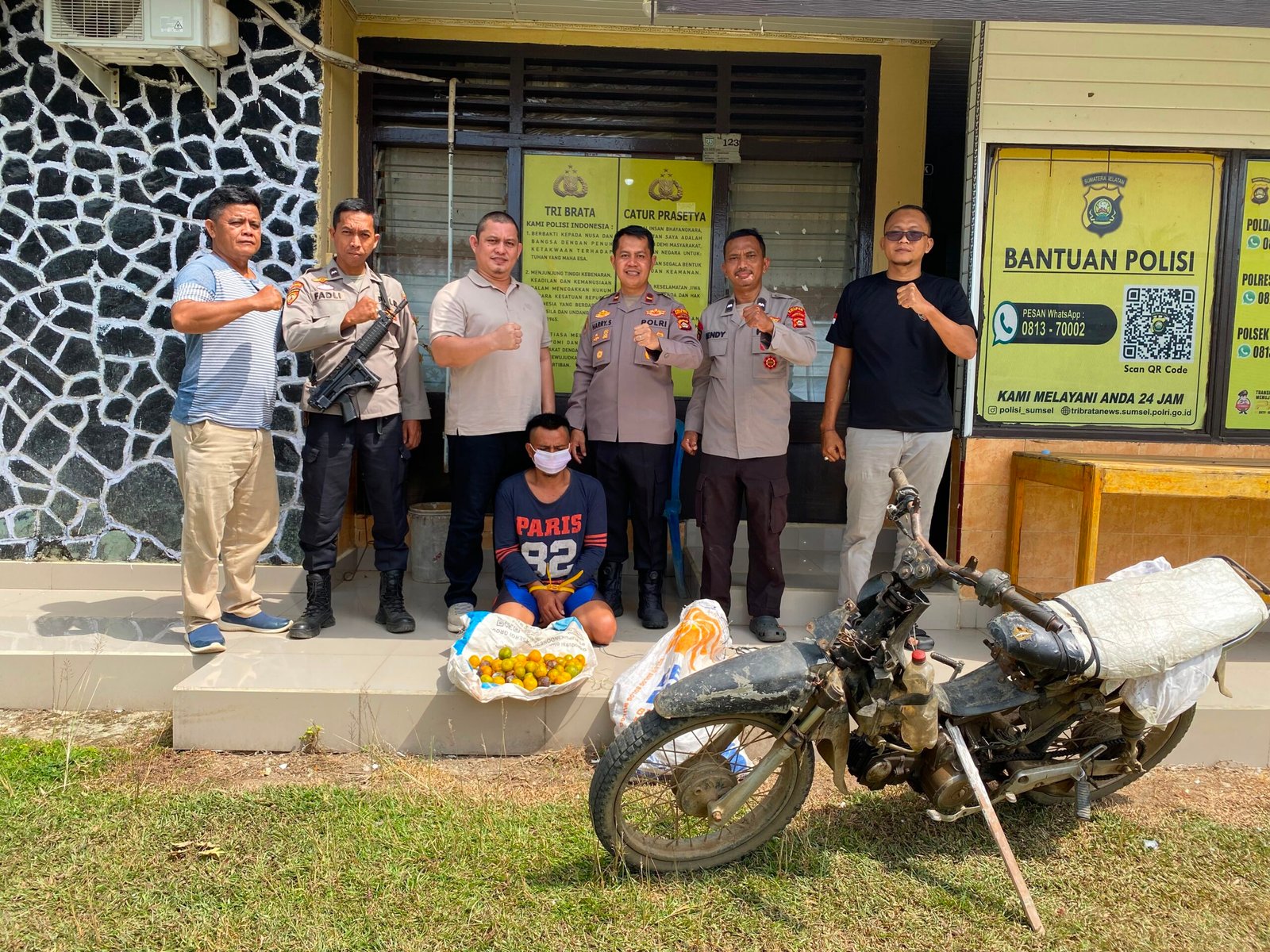 Berakhir di Tangan Polisi, Pelaku Pencurian 700 Kilogram Jeruk Diamankan Polsek Muara Kuang Ogan Ilir Berakhir di Tangan Polisi, Pelaku Pencurian 700 Kilogram Jeruk Diamankan Polsek Muara Kuang Ogan Ilir