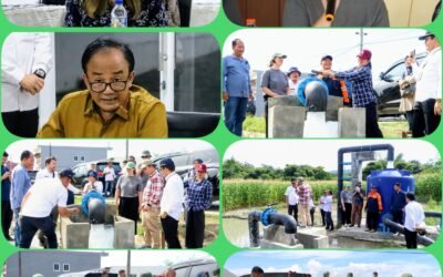 Tim UK FCDO, Bapperida Sumut dan Pemkab Samosir Tinjau Implementasi Pompa Air Tenaga Surya di Kabupaten Samosir