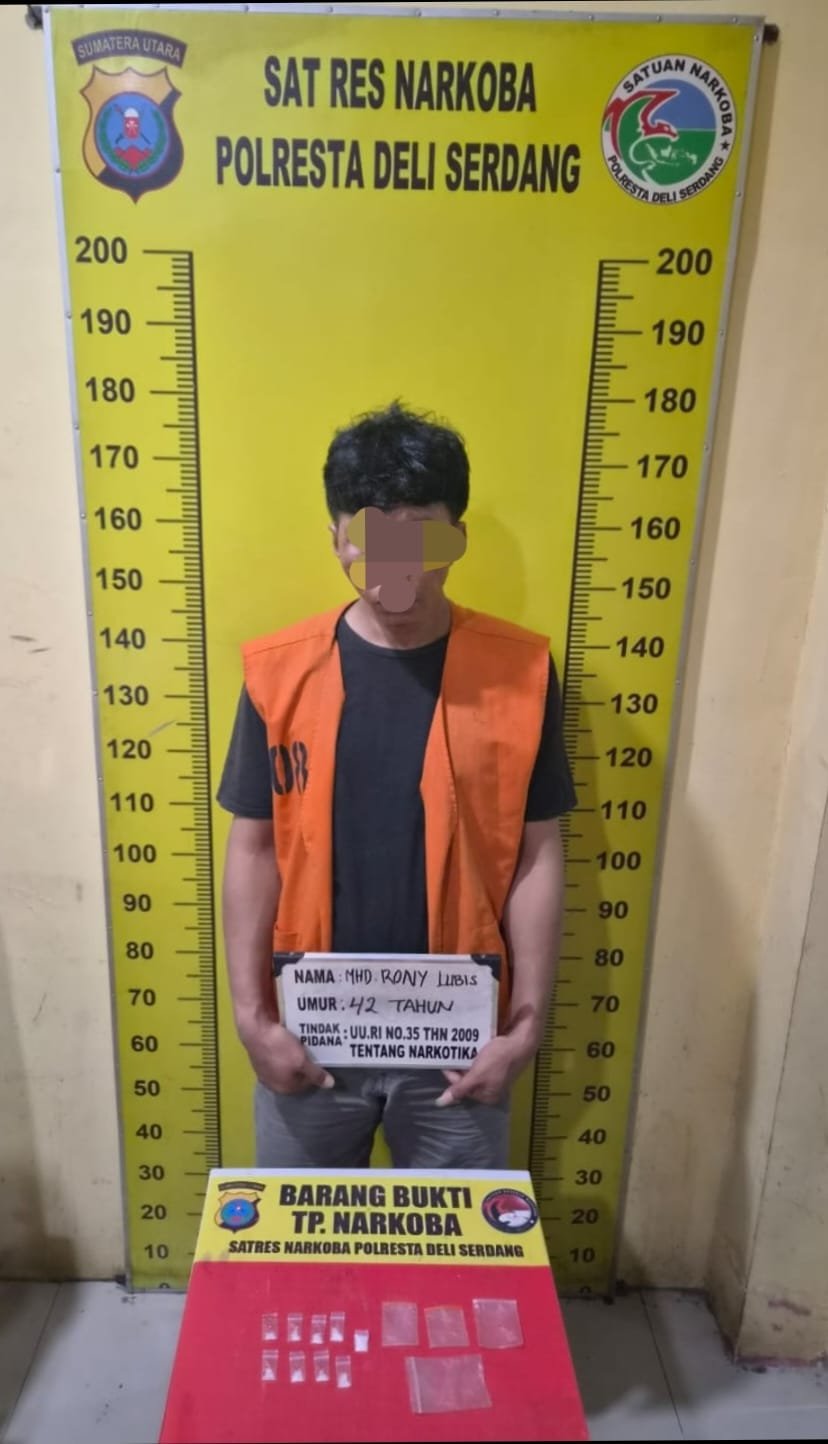 Jual Sabu, Diamankan Satres Narkoba Polresta Deli Serdang