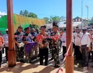 Satgas Yonif 123/Rajawali Pos Khaibar Waspada Bersama Masyarakat Resmikan Gereja Reformasi Hermon Amazu