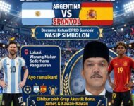 Disediakan Nasgor Dan Bandrek Secara Cuma Cuma, Ketua DPRD Samosir Ajak Warga Nobar Final Piala Dunia 2026 Di RM Sederhana Samping Polsek Pangururan