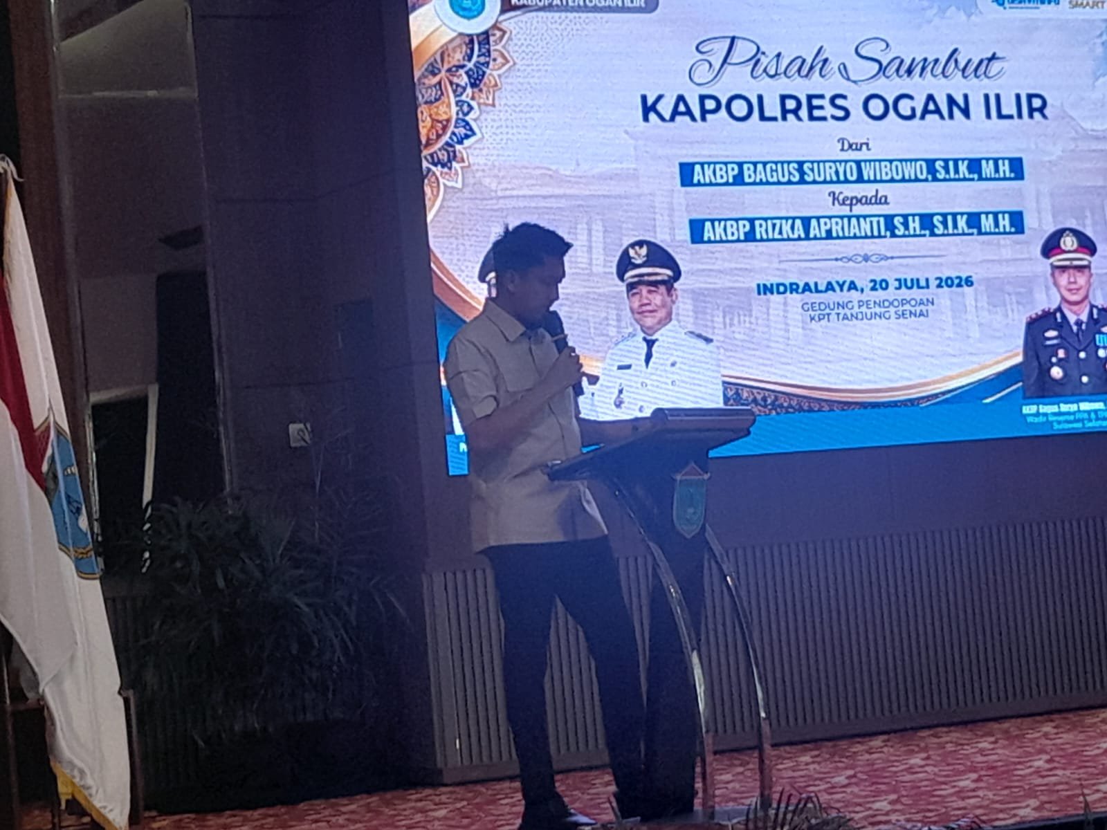 BUPATI OGAN ILIR UCAPKAN TERIMA KASIH KEPADA AKBP BAGUS SURYO WIBOWO, SELAMAT DATANG KAPOLRES BARU AKBP RIZKA APRIANTI BUPATI OGAN ILIR UCAPKAN TERIMA KASIH KEPADA AKBP BAGUS SURYO WIBOWO, SELAMAT DATANG KAPOLRES BARU AKBP RIZKA APRIANTI
