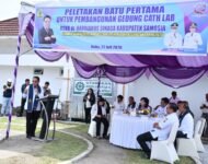 Pembangunan Cathlab RSUD Hadrianus Sinaga Dimulai, Wamenkes RI dan Bupati Samosir Letakkan Batu Pertama