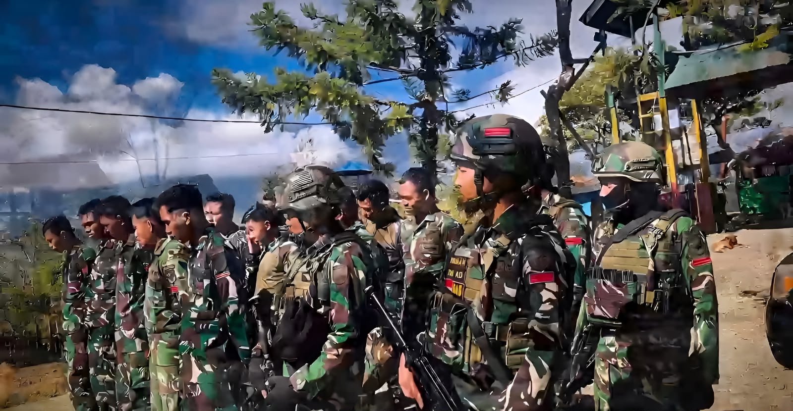 Ibadah Minggu Bersama Warga Distrik Napua Satgas Pamtas RI-PNG Kewilayahan Yonif 645/Gardatama Yudha Guna Mempererat Persaudaraan Ibadah Minggu Bersama Warga Distrik Napua Satgas Pamtas RI-PNG Kewilayahan Yonif 645/Gardatama Yudha Guna Mempererat Persaudaraan