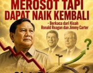KEPUASAN ATAS PRABOWO MEROSOT TAPI DAPAT NAIK KEMBALI