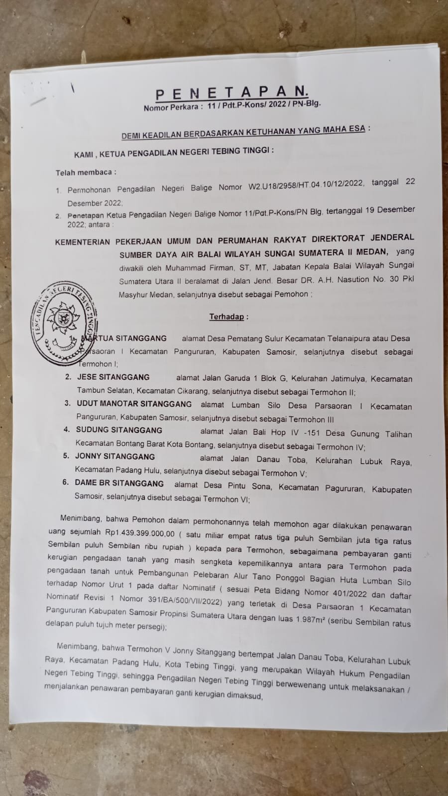 Fakta Silsilah yang Terungkap: Apakah Sudung Sitanggang dan Jonny Sitanggang Berhak Menerima Ganti Rugi Lumban Silo Tano Ponggol; Pangururan ? Fakta Silsilah yang Terungkap: Apakah Sudung Sitanggang dan Jonny Sitanggang Berhak Menerima Ganti Rugi Lumban Silo Tano Ponggol; Pangururan ?