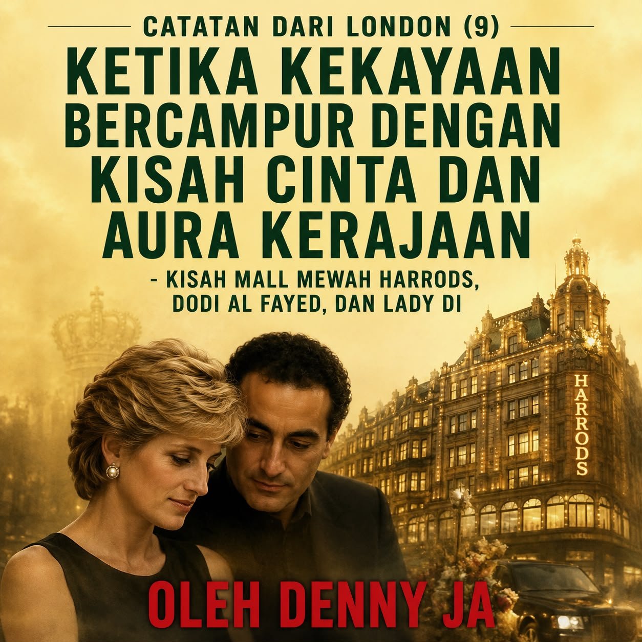 KETIKA KEKAYAAN BERCAMPUR DENGAN KISAH CINTA DAN AURA KERAJAAN - Kisah Mall Mewah Harrods, Dodi Al Fayed, dan Lady Di KETIKA KEKAYAAN BERCAMPUR DENGAN KISAH CINTA DAN AURA KERAJAAN - Kisah Mall Mewah Harrods, Dodi Al Fayed, dan Lady Di
