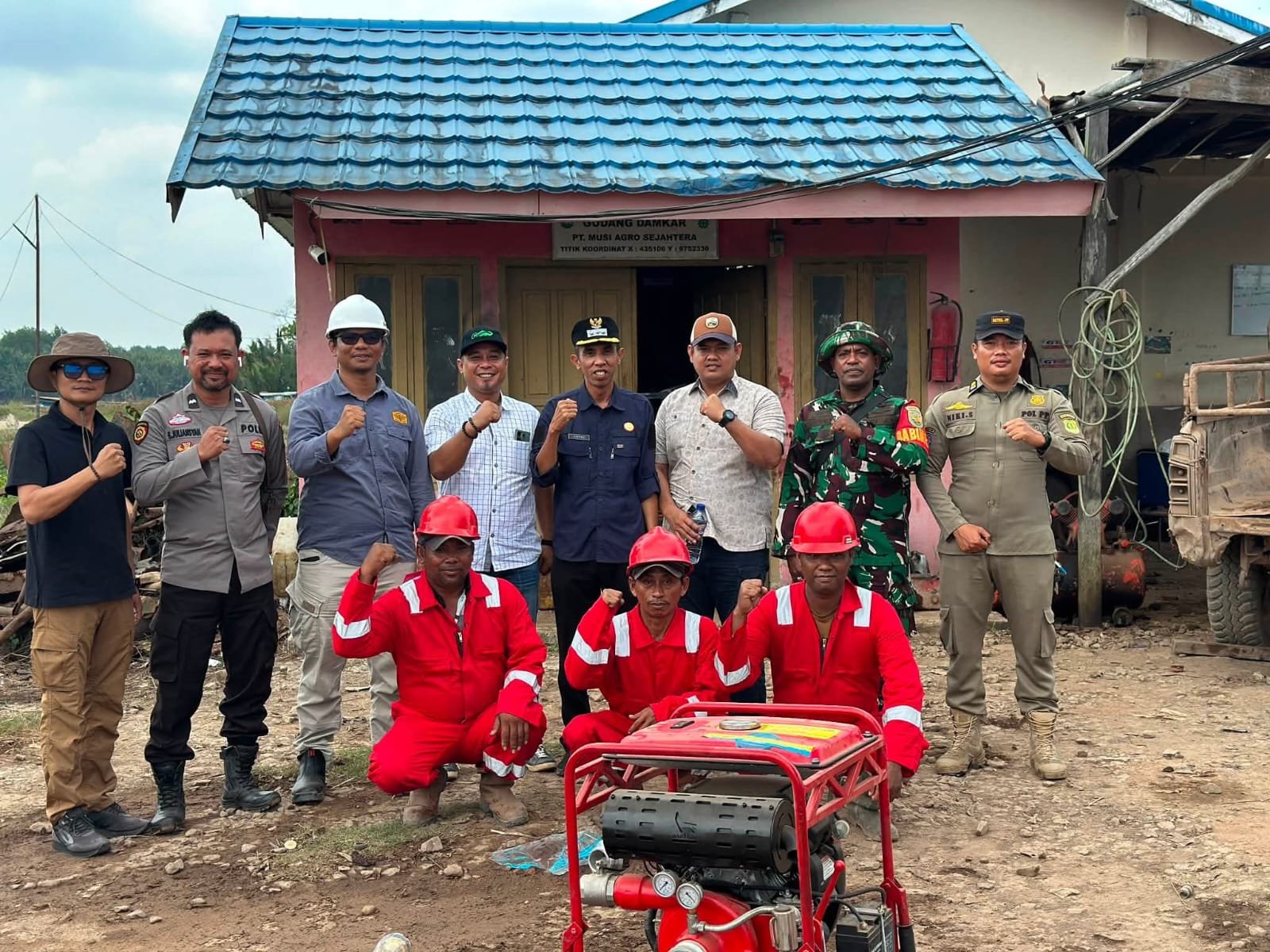 Bupati Musi Banyuasin H. M. Toha Melalui Camat Lalan Laksanakan Pengecekan Sarana dan Prasarana Pencegahan Karhutla di Lima Perusahaan