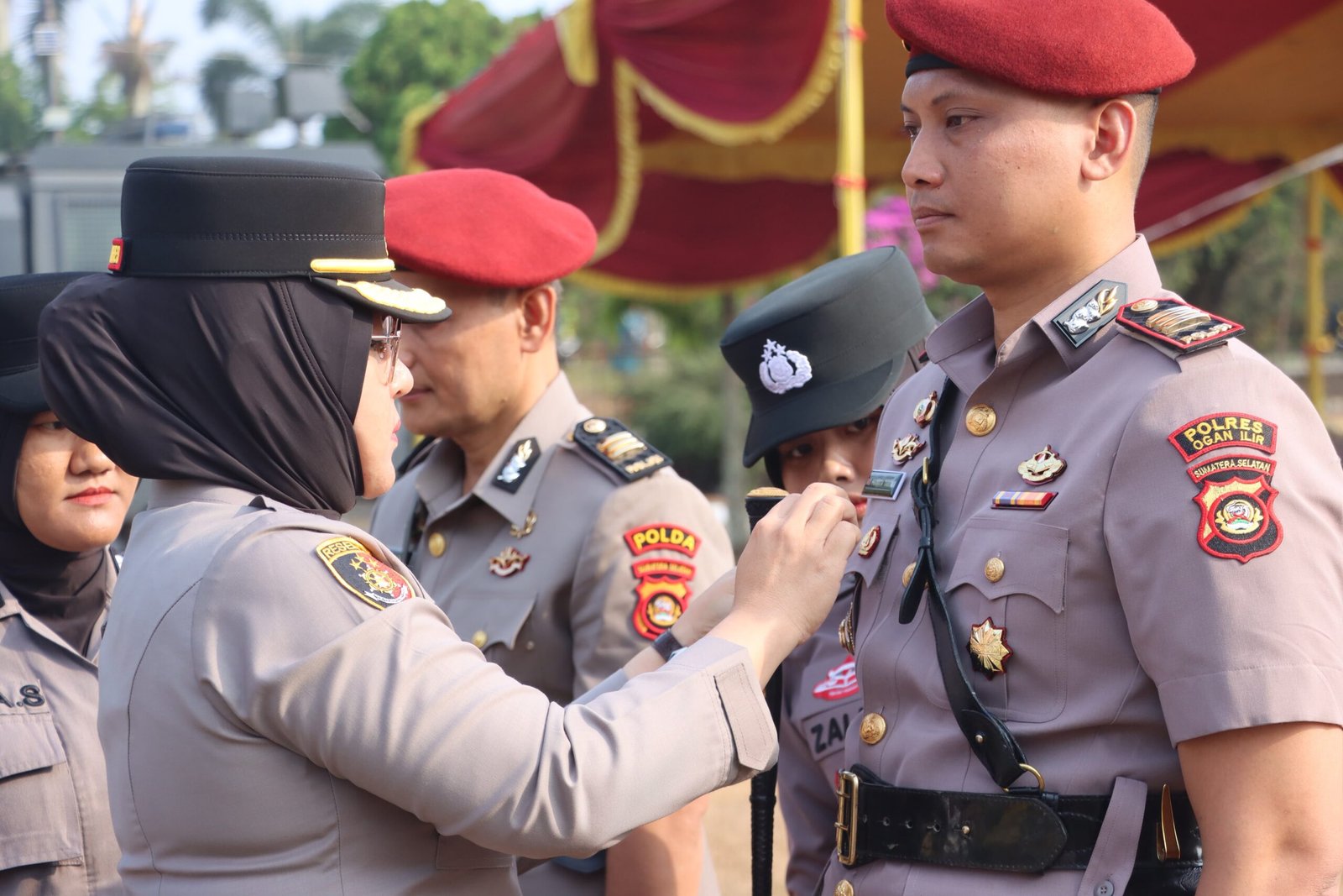POLRES OGAN ILIR GELAR SERTIJAB KASAT RESKRIM DAN KASI HUKUM, KAPOLRES TEKANKAN INOVASI DAN PELAYANAN POLRES OGAN ILIR GELAR SERTIJAB KASAT RESKRIM DAN KASI HUKUM, KAPOLRES TEKANKAN INOVASI DAN PELAYANAN