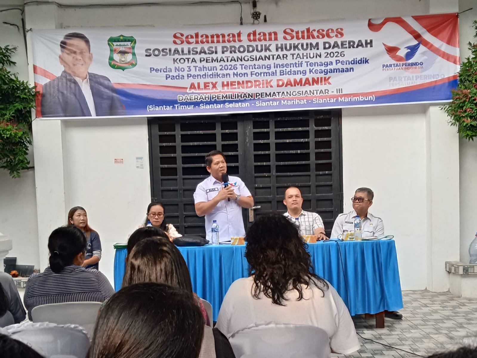 Alex Hendrik Damanik Sosialisasikan Produk Hukum Daerah Kota Pematangsiantar Tahun 2026