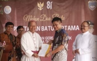Simbol Toleransi dan Gotong Royong, Pembangunan Gereja Santa Maria Tak Bernoda Tegalrejo Resmi Dimulai Simbol Toleransi dan Gotong Royong, Pembangunan Gereja Santa Maria Tak Bernoda Tegalrejo Resmi Dimulai