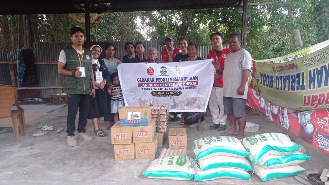 Jaringan Caritas Indonesia Kirimkan 180 Kilogram Obat-obatan dan Lakukan Pendampingan Psikososial untuk Anak Penyintas Gempa Flores
