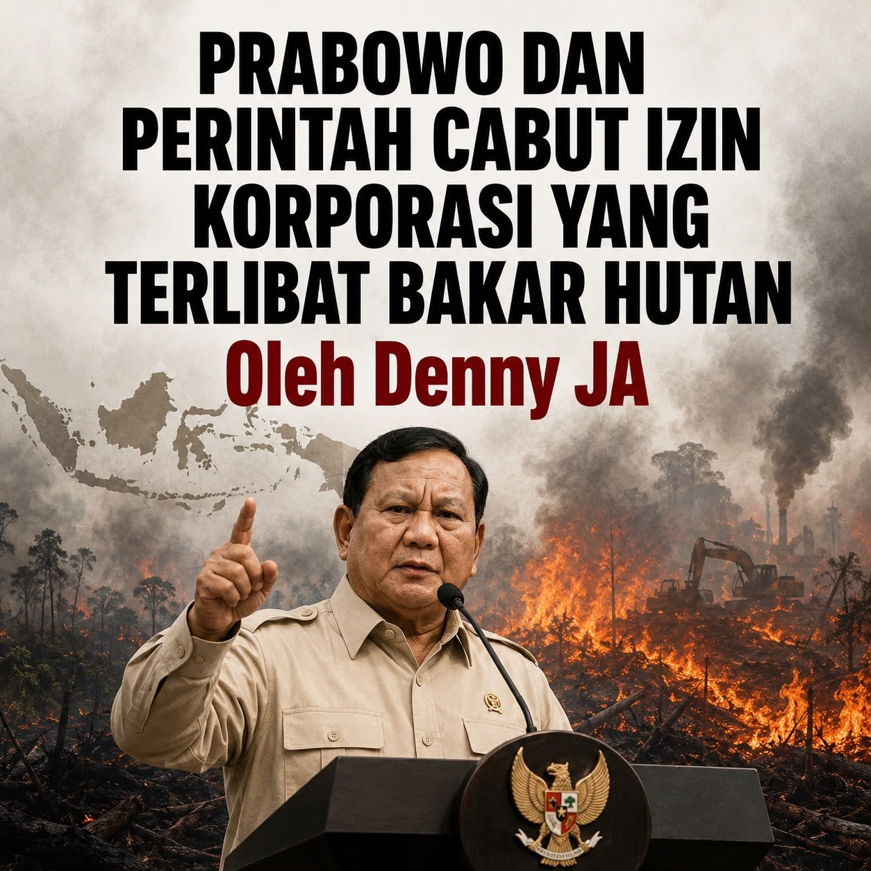 PRABOWO DAN PERINTAH CABUT IZIN KORPORASI YANG TERLIBAT BAKAR HUTAN PRABOWO DAN PERINTAH CABUT IZIN KORPORASI YANG TERLIBAT BAKAR HUTAN