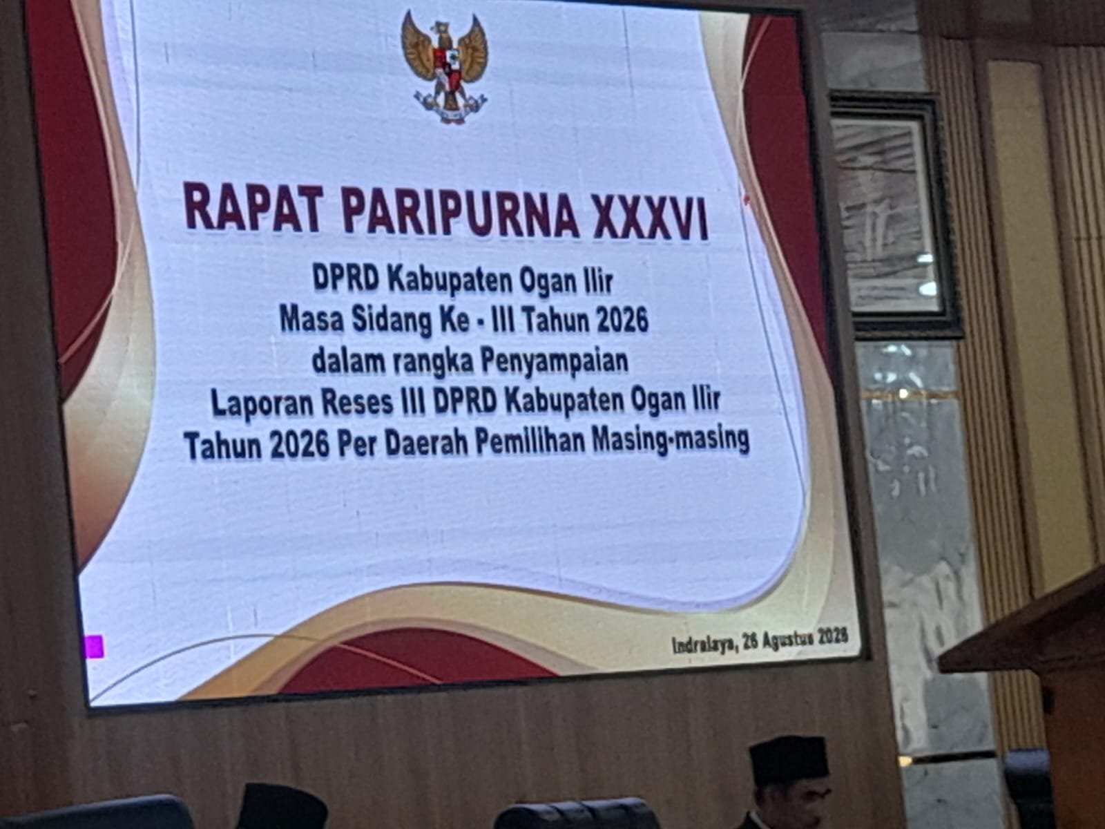 DPRD Ogan Ilir Gelar Dua Rapat Paripurna Beruntun, Bahas Laporan Reses dan Usulan Pembentukan Pansus PAD DPRD Ogan Ilir Gelar Dua Rapat Paripurna Beruntun, Bahas Laporan Reses dan Usulan Pembentukan Pansus PAD