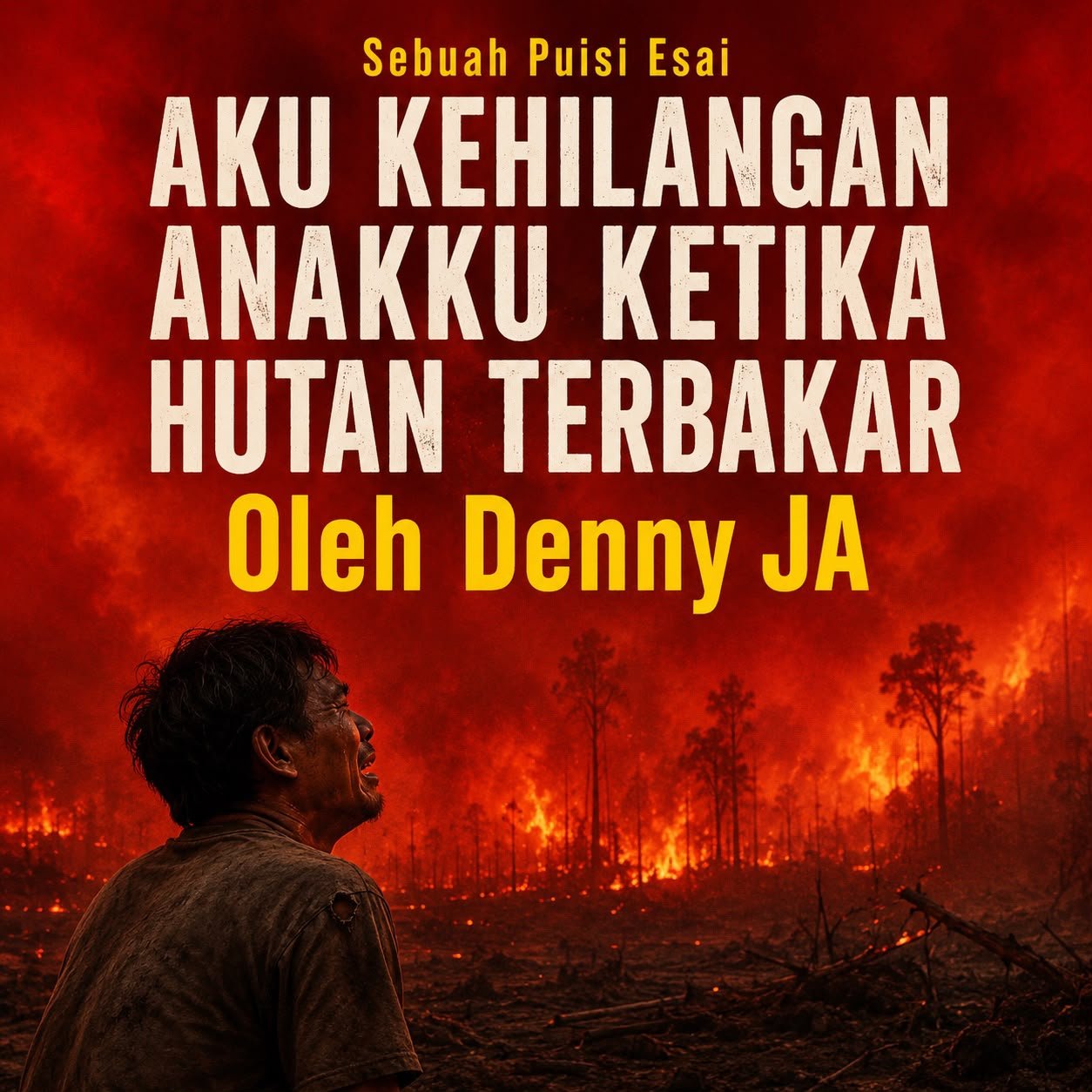AKU KEHILANGAN ANAKKU KETIKA HUTAN TERBAKAR AKU KEHILANGAN ANAKKU KETIKA HUTAN TERBAKAR