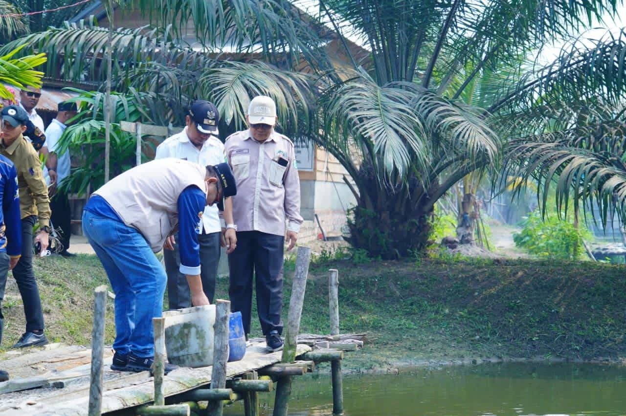 Bupati Muba Apresiasi Usaha Ketahanan Pangan Desa di Bayung Lencir