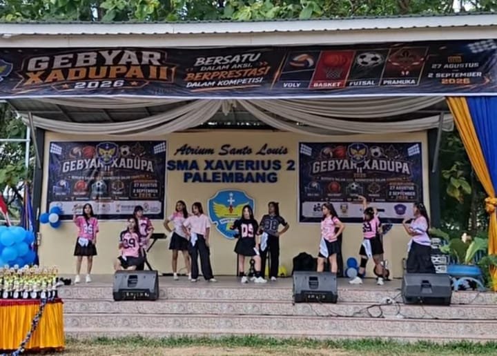 Gebyar Xadupa 2026 Resmi Dibuka: Ratusan Pelajar dari 90 Lebih SMP Ikuti Ajang Unjuk Bakat di SMA Xaverius 2 Palembang Gebyar Xadupa 2026 Resmi Dibuka: Ratusan Pelajar dari 90 Lebih SMP Ikuti Ajang Unjuk Bakat di SMA Xaverius 2 Palembang