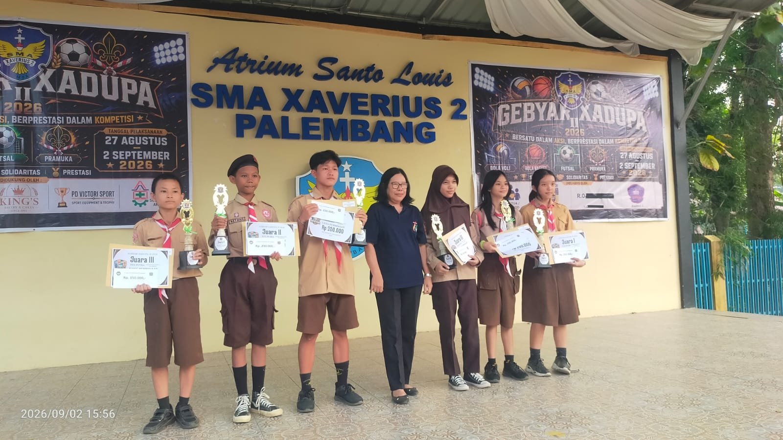 Gebyar Xadupa 2026 Sukses Digelar: SMPN 46 Palembang Boyong Juara Terbanyak, SMP Kusuma Bangsa Rajai Basket Putri