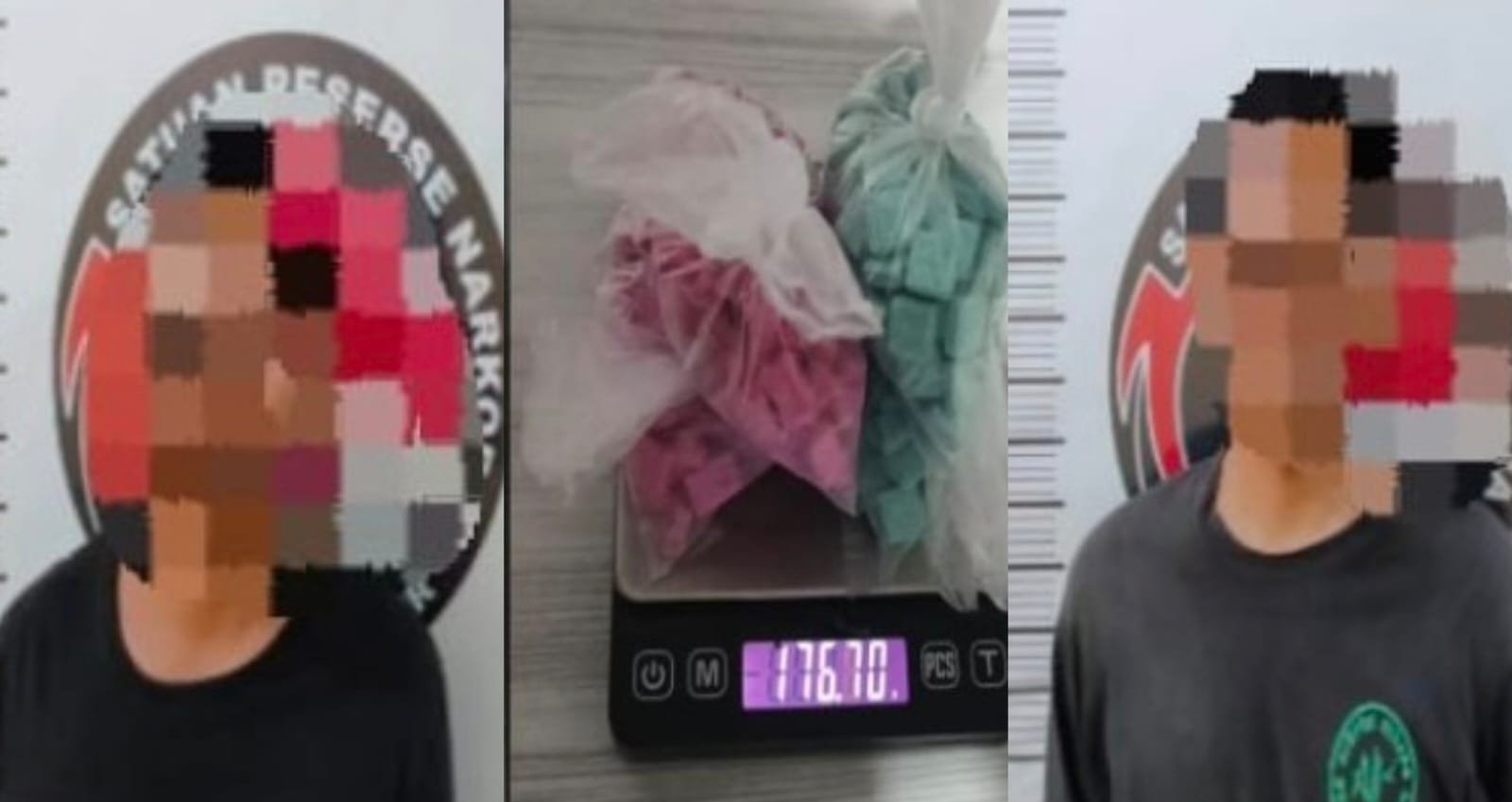 Modus Unik, 400 Butir Ekstasi Disembunyikan di Dalam Helm, Dua Tersangka Diringkus Polres Ogan Ilir