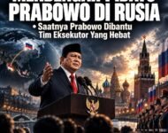 MENDENGAR PIDATO PRABOWO DI RUSIA
