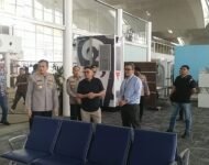 Kapolresta Deli Serdang Dampingi Wakapolda Sumut Tinjau Situasi Bandara Kualanamu Terkait Pembatalan Penerbangan