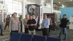 Kapolresta Deli Serdang Dampingi Wakapolda Sumut Tinjau Situasi Bandara Kualanamu Terkait Pembatalan Penerbangan