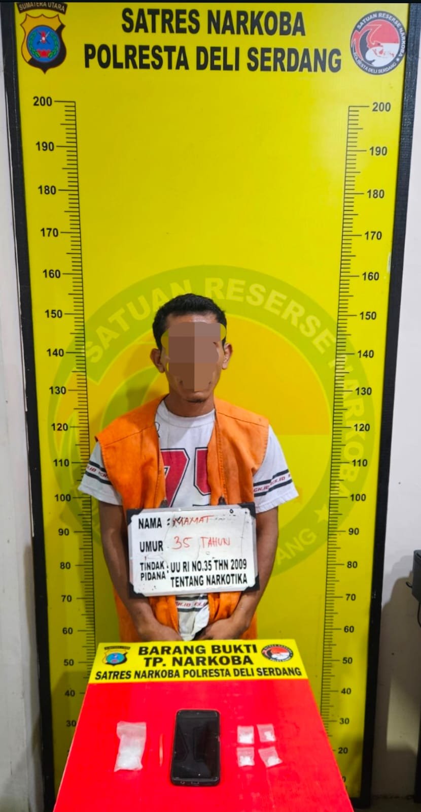 Satres Narkoba Polresta Deli Serdang Amankan Pengedar dan Barang Bukti 3,86 Gram Sabu Satres Narkoba Polresta Deli Serdang Amankan Pengedar dan Barang Bukti 3,86 Gram Sabu