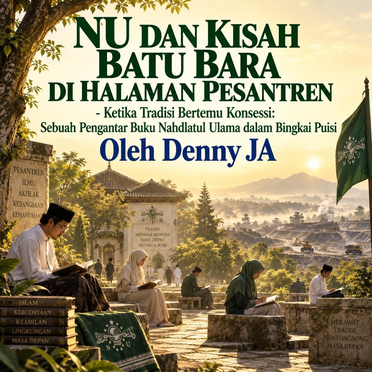 NU DAN KISAH BATU BARA DI HALAMAN PESANTREN