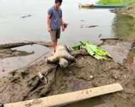 Dua Hari Pencarian, Personel Polsek Tanjung Raja, BPBD dan Keluarga Temukan Korban Hilang di Sungai Ogan
